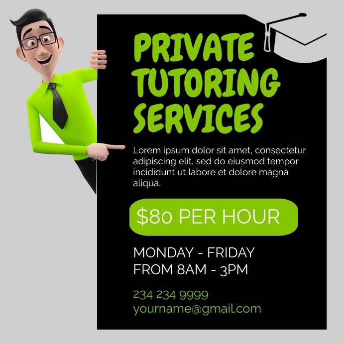 Tutoring Flyer Template | PosterMyWall