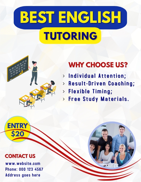 Tutor Copy Copy of Tutoring flyer template | PosterMyWall