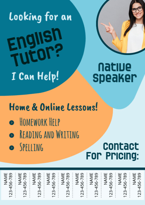 Tutoring Flyer Template PosterMyWall Tutoring Flyer Template PosterMyWall