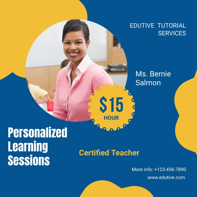 Tutoring services Template | PosterMyWall