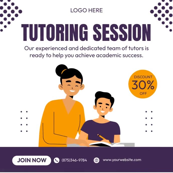 Tutoring Session Template | PosterMyWall