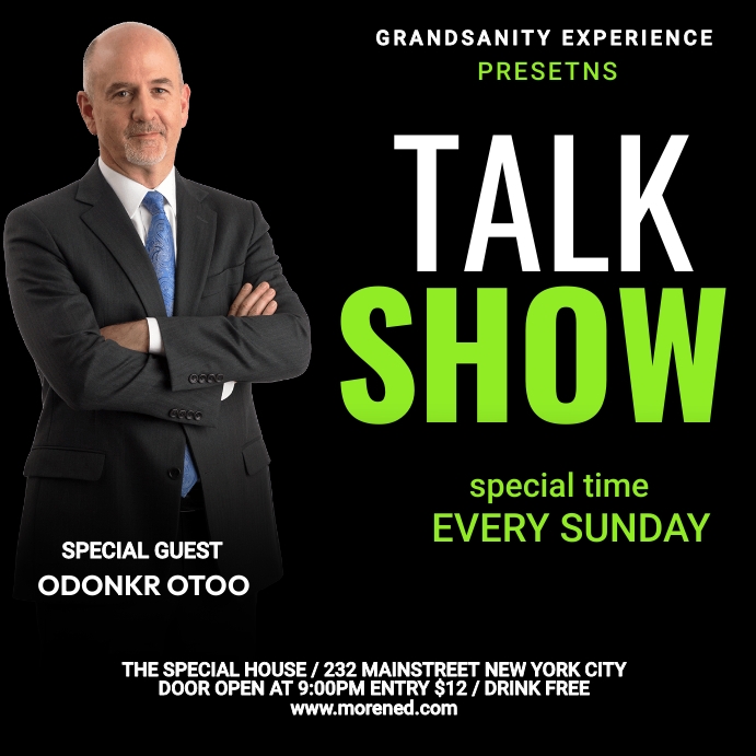 TV Program Poster Template | PosterMyWall