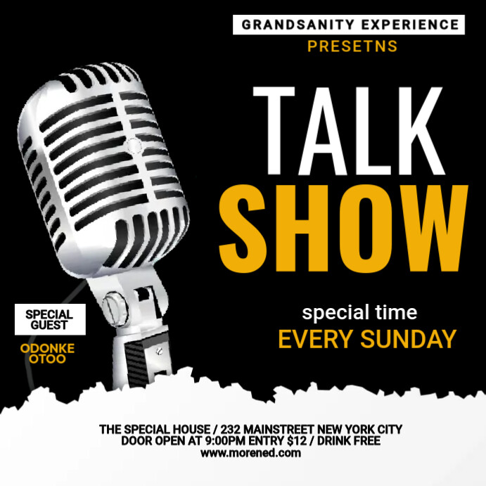 Copy of TV Program Poster Template | PosterMyWall