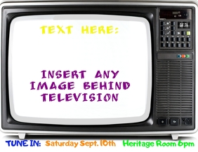 250+ television Customizable Design Templates | PosterMyWall