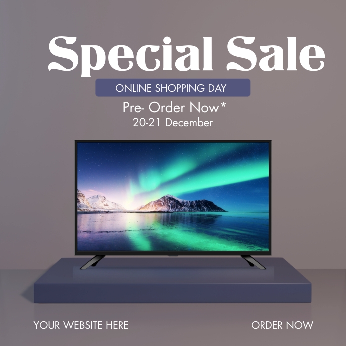 Copy of TV SALE PosterMyWall