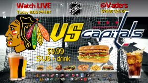 Sort TV Screen Advert Ice Hockey Digitalt display Template