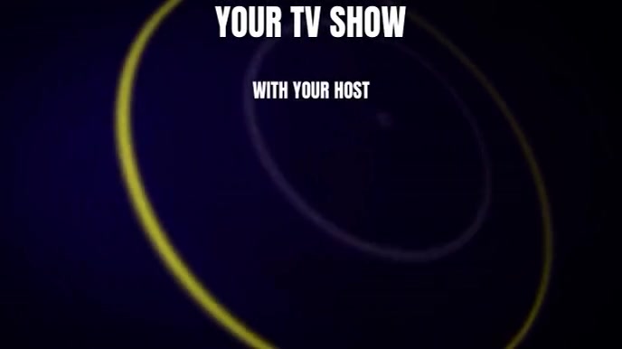 TV SHOW INTRO VIDEO Template | PosterMyWall