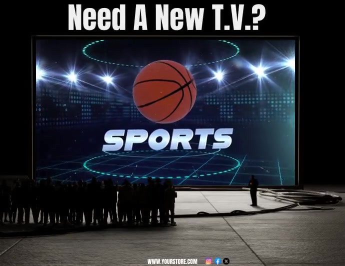 TV STORE VIDEO AD Template | PosterMyWall