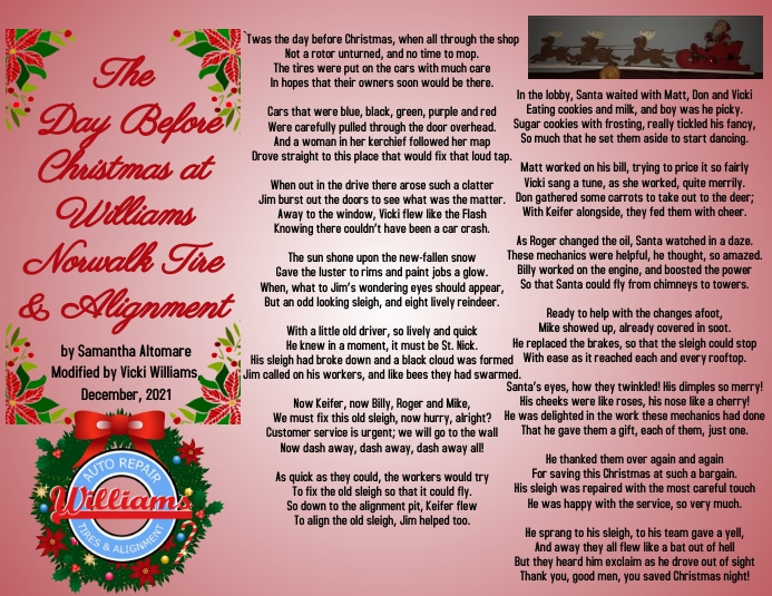 The Night Before Christmas Poem Printable