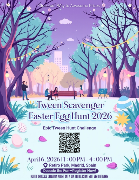 Scavenger Hunt Event Flyers Template | PosterMyWall