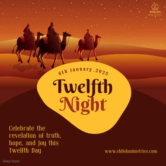 Twelfth Night Design 方形(1:1) template