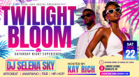 Белый Nightclub Event YouTube-Miniaturansicht Template