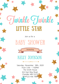 490+ twinkle twinkle little star customizable design