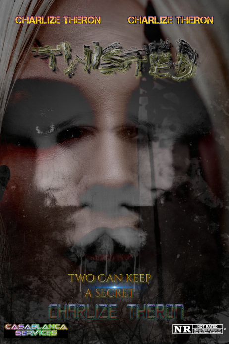 TWISTED Poster template