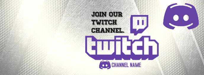 TWITCH Portada de Facebook template