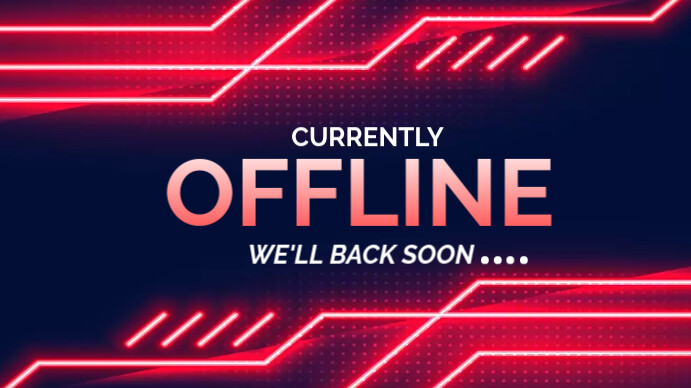 Copy of TWITCH OFFLINE BANNER | PosterMyWall