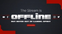 Twitch Offline Banner Gaming template