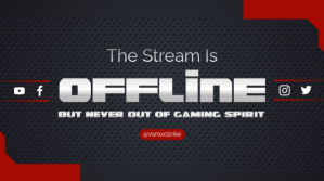 Twitch Offline Banner Gaming template
