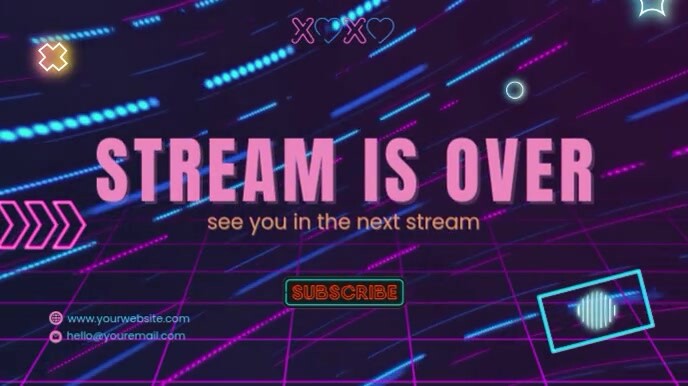 twitch offline banner video Template | PosterMyWall