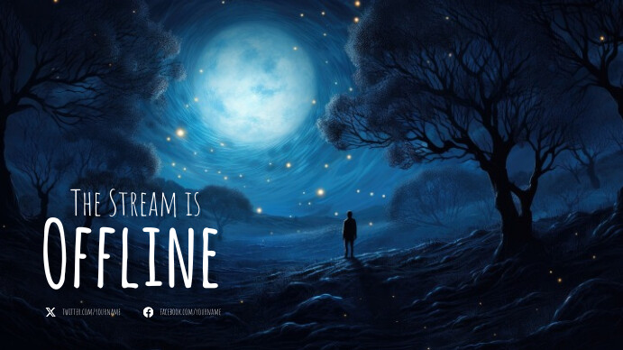 Twitch Offline Screen 8 Template | PosterMyWall