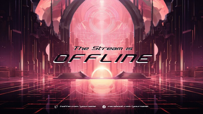 Twitch Offline Screen1 Template | PosterMyWall