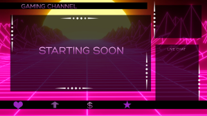 Twitch overlay background template