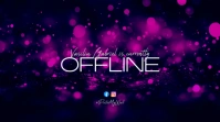 Twitch Overlay Offline Banner Bokeh template
