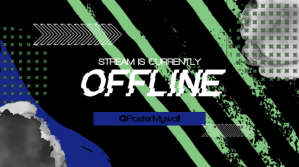 Twitch Overlay Offline Banner Twitch-overlejring template