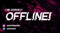 Twitch Overlay Offline Banner template