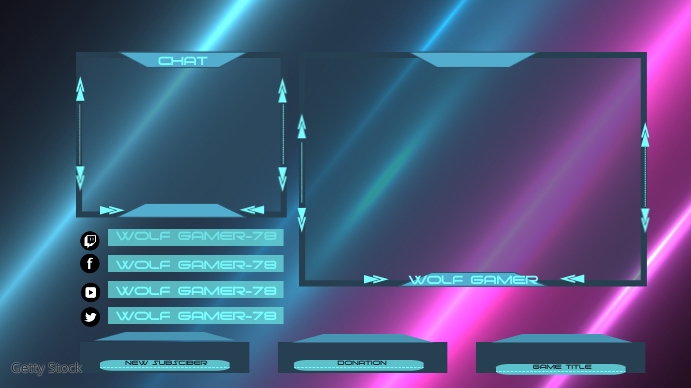 Free And Customizable Twitch Overlay Templates Canva, 47% OFF