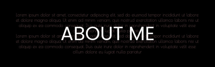 Twitch Panel - About Me Template | PosterMyWall