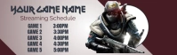 Twitch Panel - Streaming Schedule template