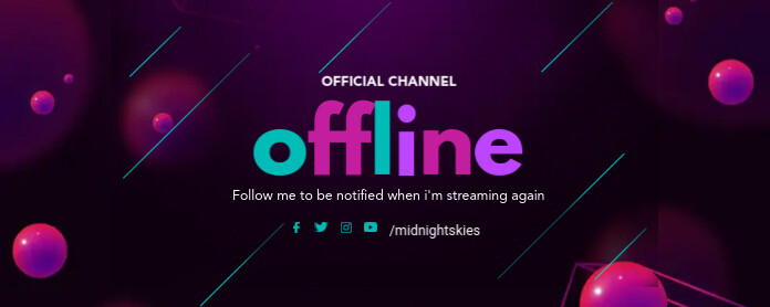 Twitch Standby Profile Banner Template Postermywall
