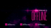 Twitch Stream Overlay Background Offline Banner template