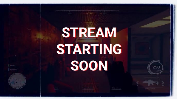 twitch stream starting overlay intro Template | PosterMyWall
