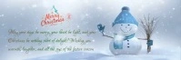 twitter banner christmas greeting template