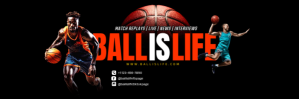 Black Basketball Promotion Nagłówek na Twittera Template
