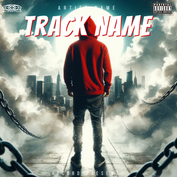 Typographic Alone Man Jail Mixtape Cover Album Cover Template Typographic Alone Man Jail Mixtape Cover Album Cover Template
