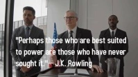 Typographic Authority And Power Quote Youtube Thumbnail template