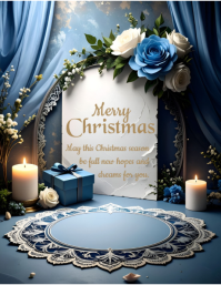 Typographic Christmas  Flyer (us Letter) template