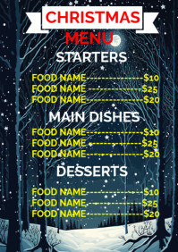 Christmas Price List A4 Template | PosterMyWall