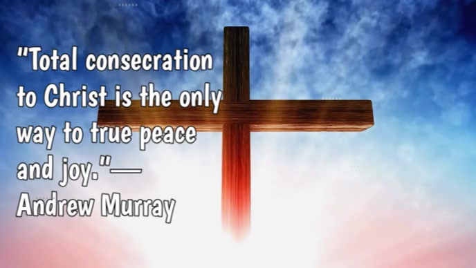 Typographic Consecration Quote Youtube Thumbnail YouTube-miniature template