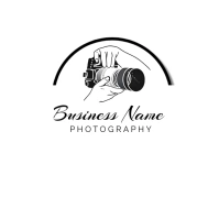 Typographic Creative Lens Branding  Logo Logotyp template