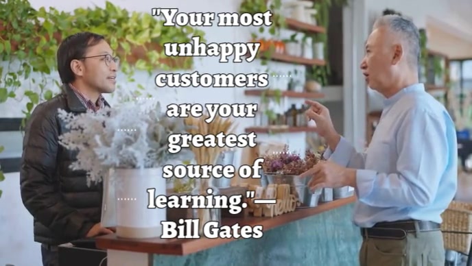 Typographic Customer Relationship Quote Youtube Thumbnail Template ...
