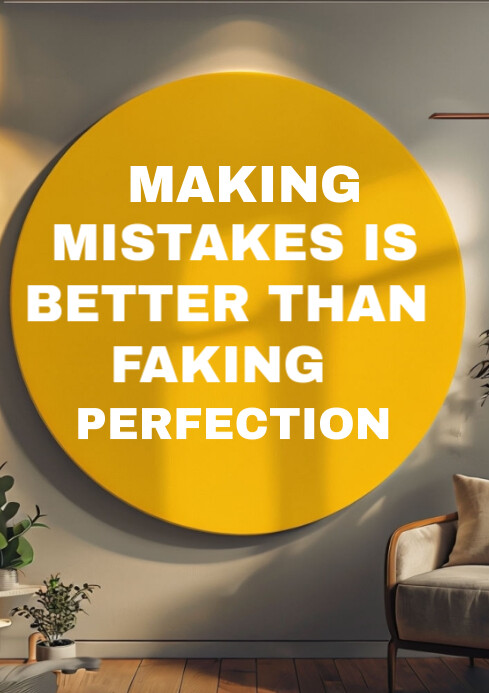 Typographic Daily Quote A4 template