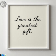 Typographic Daily Quote Instagram Post template