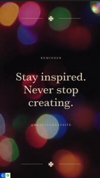 Typographic Daily Quote Youtube Short template