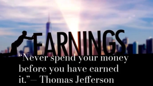 Typographic Earning Quote Youtube Thumbnail template