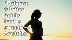 Typographic Endurance & Patience Quote Youtube Thumbnail template
