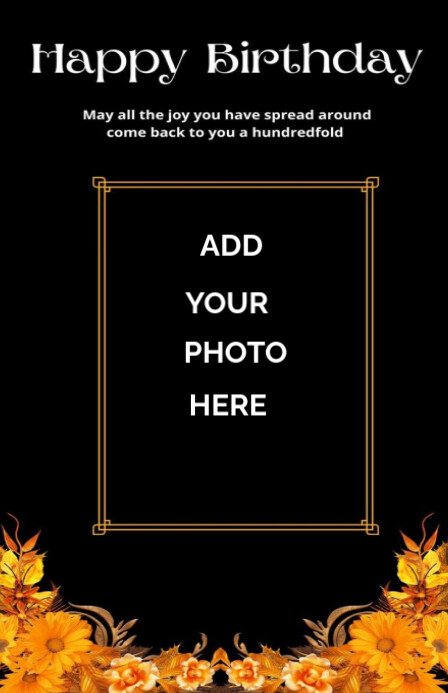 Plantilla de Typographic Frame Tabloid | PosterMyWall